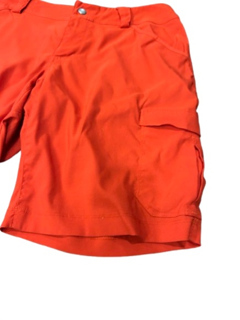 Duluth Trading Co Women’s Orange Cargo Shorts Size 10 - Picture 5 of 10